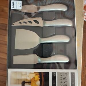 Stainless Steel Cheese Knives Set
